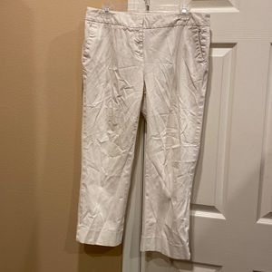 INC cotton capri pants